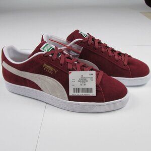 PUMA SUEDE MENS 10 NEW RETRO CLASSIC TENNIS SNEAKERS SHOES WINE BURGUNDY PURPLE